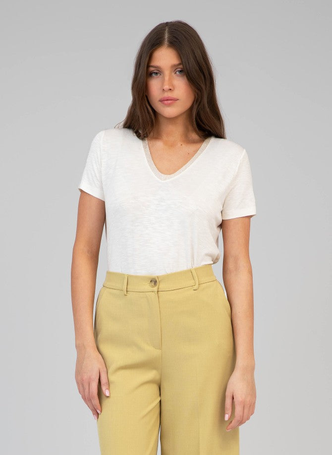 Terry T-shirt Ecru