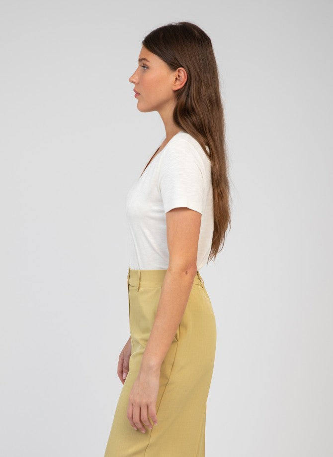 Terry T-shirt Ecru