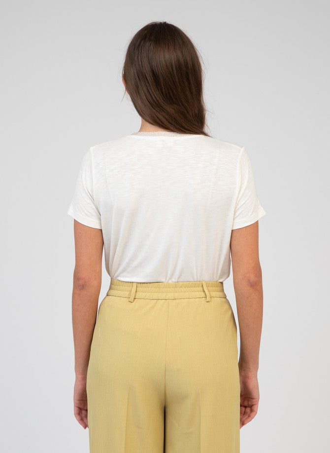 Terry T-shirt Ecru